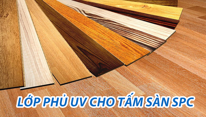 SPC floor and UV coating on SPC floor